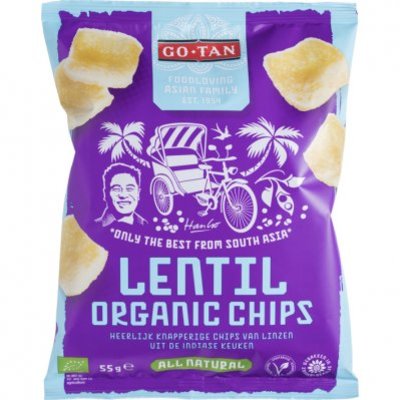 Go-Tan Lentil chips organic bio